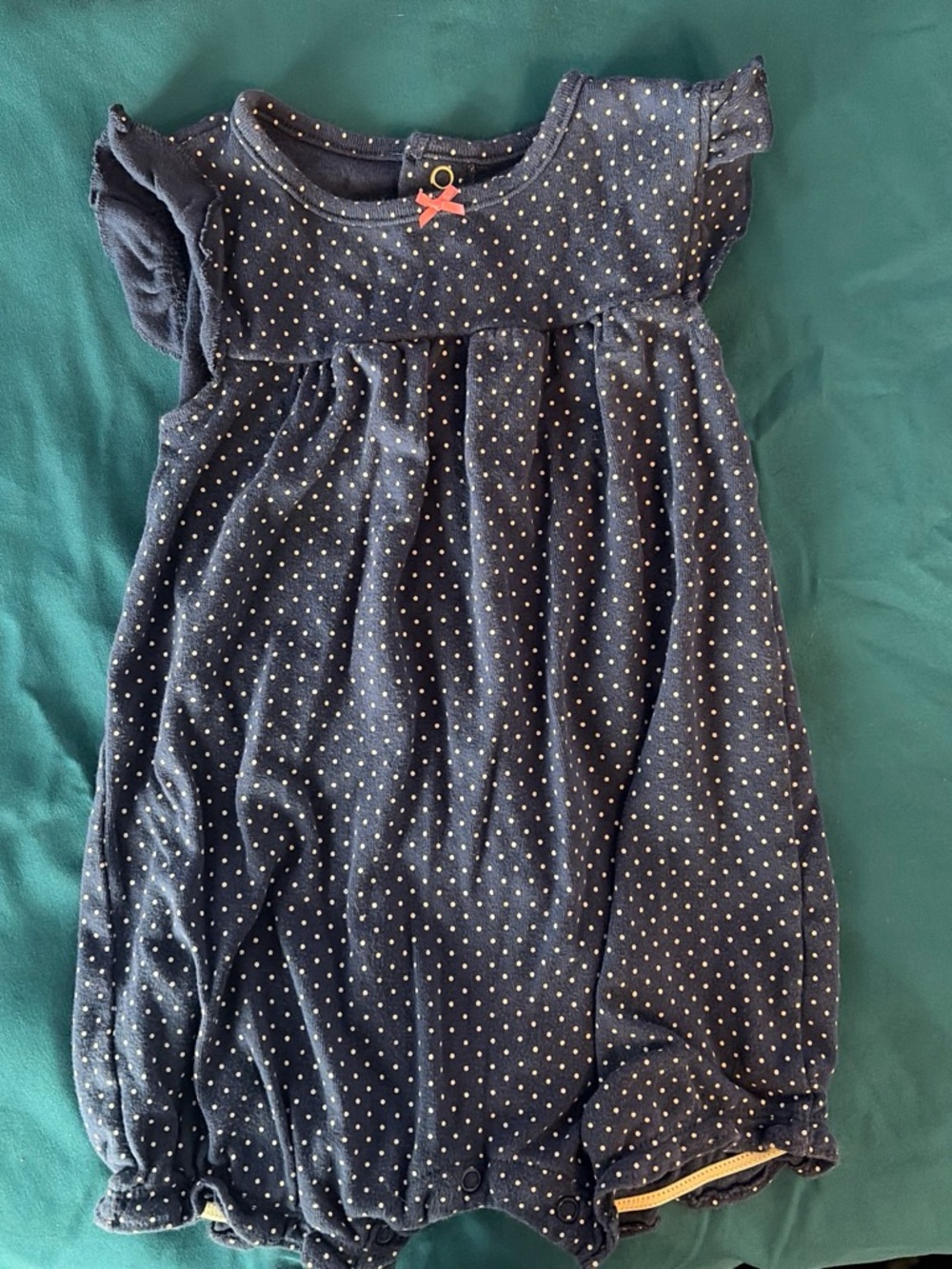 Carter's Navy Polka Dot Bubble Sleep Sack